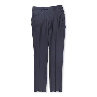 DIOR Mens Dress Pants Virgin Wool Cupro Blend Pleated Black Size 48 R RRP 400