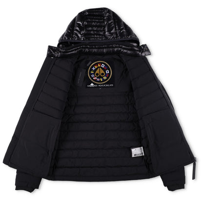 MOOSE KNUCKLES Mens Black Puffer Jacket Size Small Nylon RRP800 — View 12