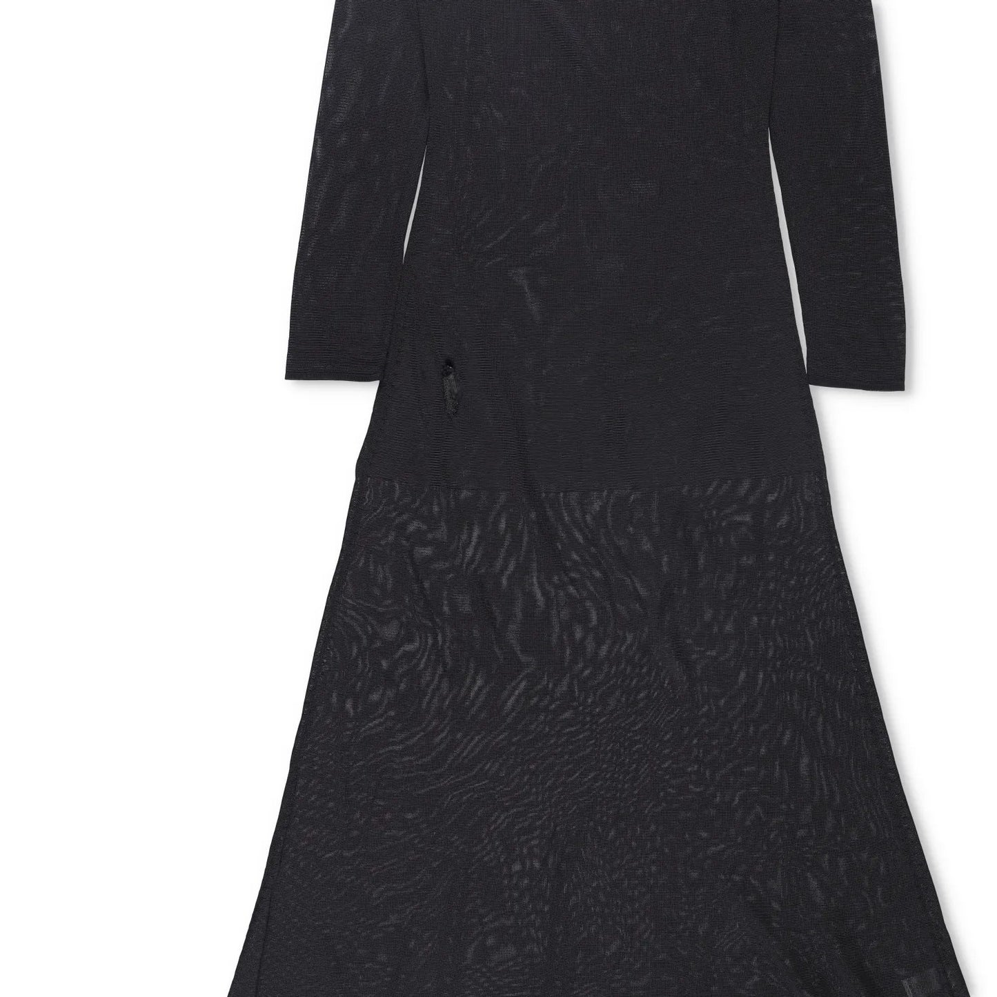 KHAITE Womens Valera Long Sleeve Knit Maxi Dress Black Long Sleeve Small RRP1490 — View 4