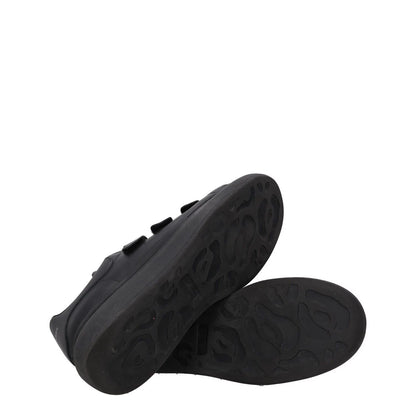 ALEXANDER MCQUEEN Mens Trainers Black Leather Low Top Strappy UK 9.5 RRP 485 — View 8