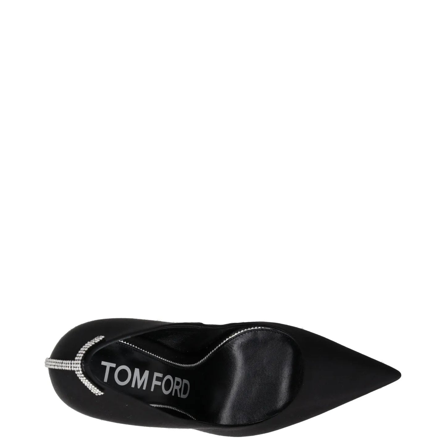 TOM FORD Womens Court Heels Black Stiletto Embellished Synthetic UK7 RRP 650 — View 7