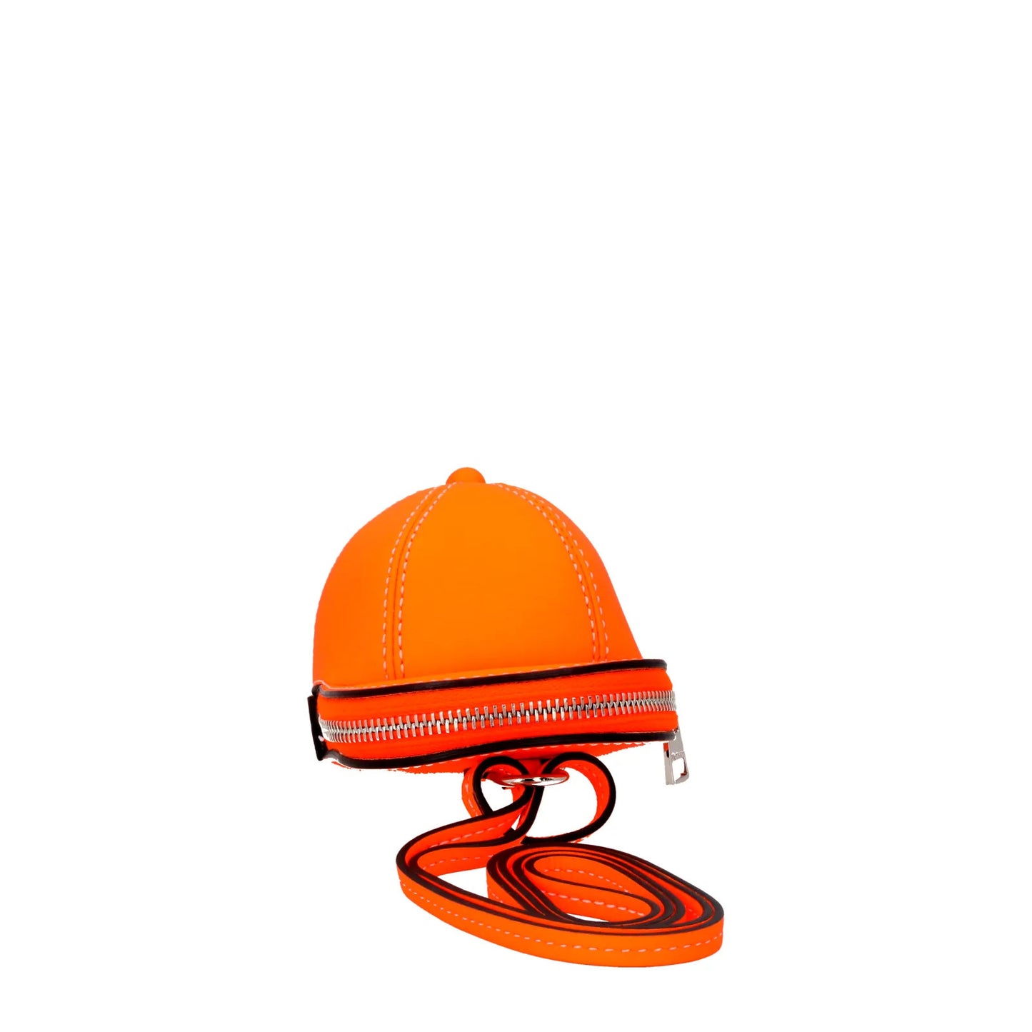 J.W. ANDERSON Womens Nano Cap Crossbody Bag Neon Orange Size S RRP 360 — View 6
