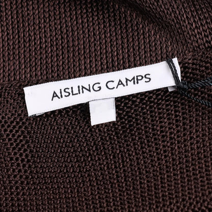 AISLING CAMPS Womens Stalacite Slip Midi Dress Purple Knit Fringe Strap L RRP880 — View 6
