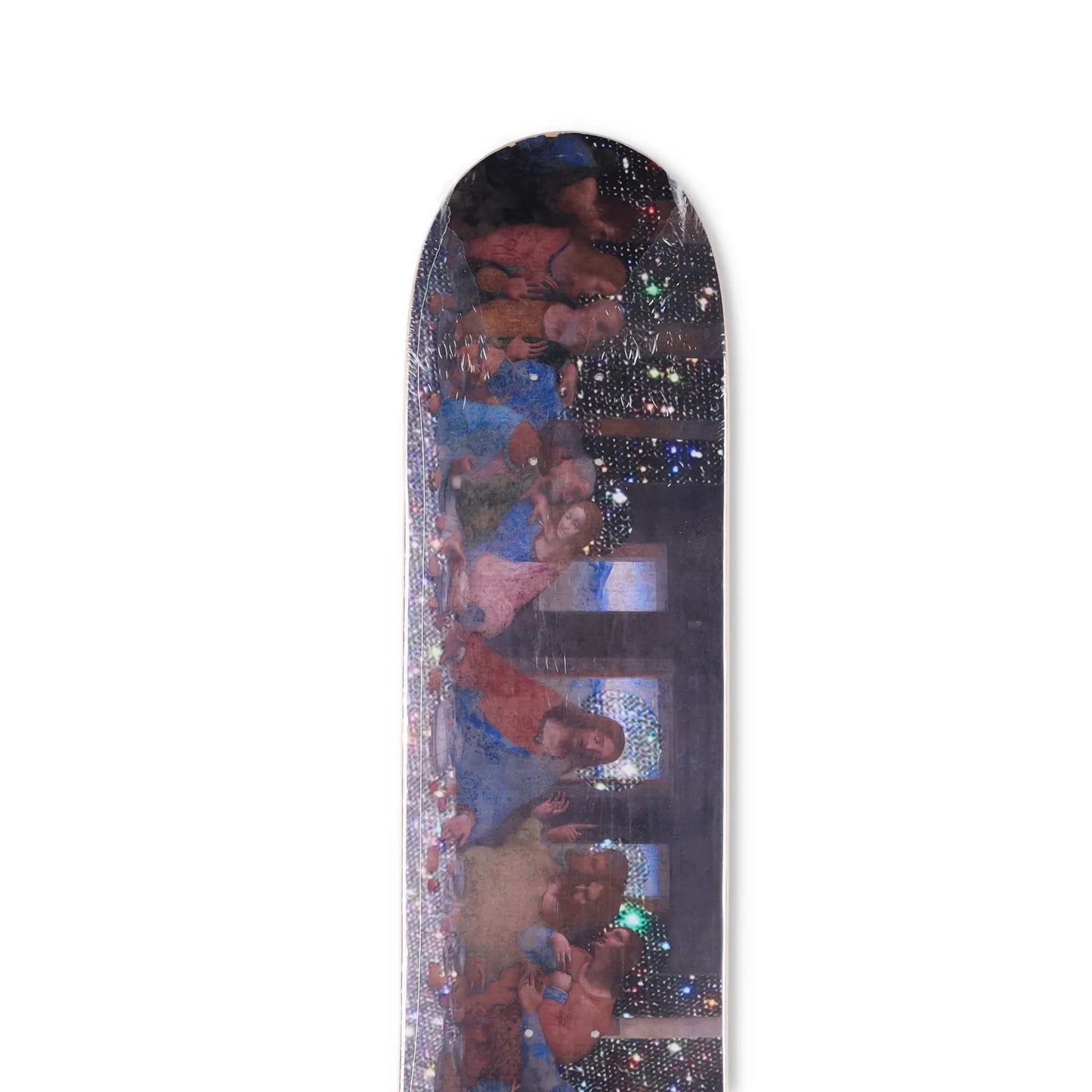 SARA SHAKEEL Skateboard Deck Wood Painting Design Multicoloured Size 8.25 RRP150 — View 2