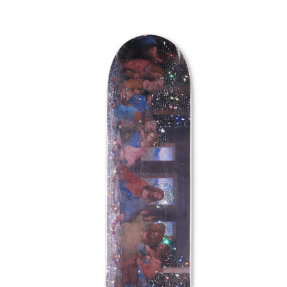 SARA SHAKEEL Skateboard Deck Wood Painting Design Multicoloured Size 8.25 RRP150 — View 2