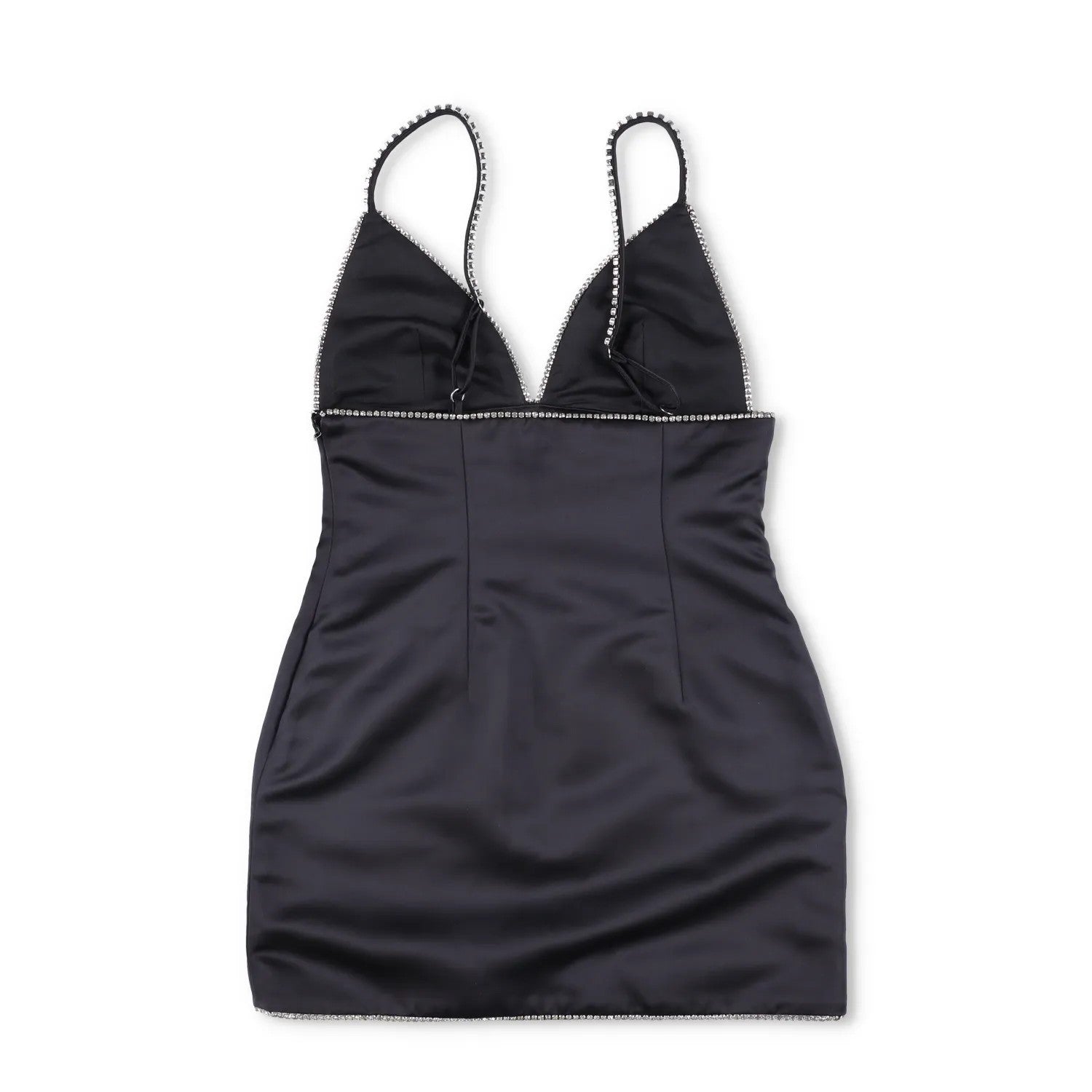 AREA Womens Dress Mini Black with Crystal Strap Sleeveless Size 4 RRP 560 — View 4