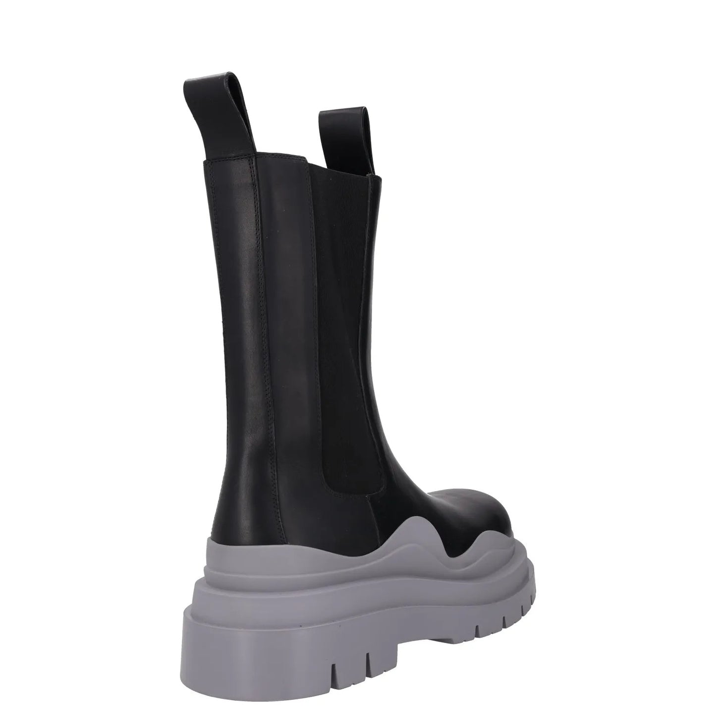 BOTTEGA VENETA Mens Tire Chelsea Boot Black Grey High Ankle UK 10 RRP 1080 — View 6