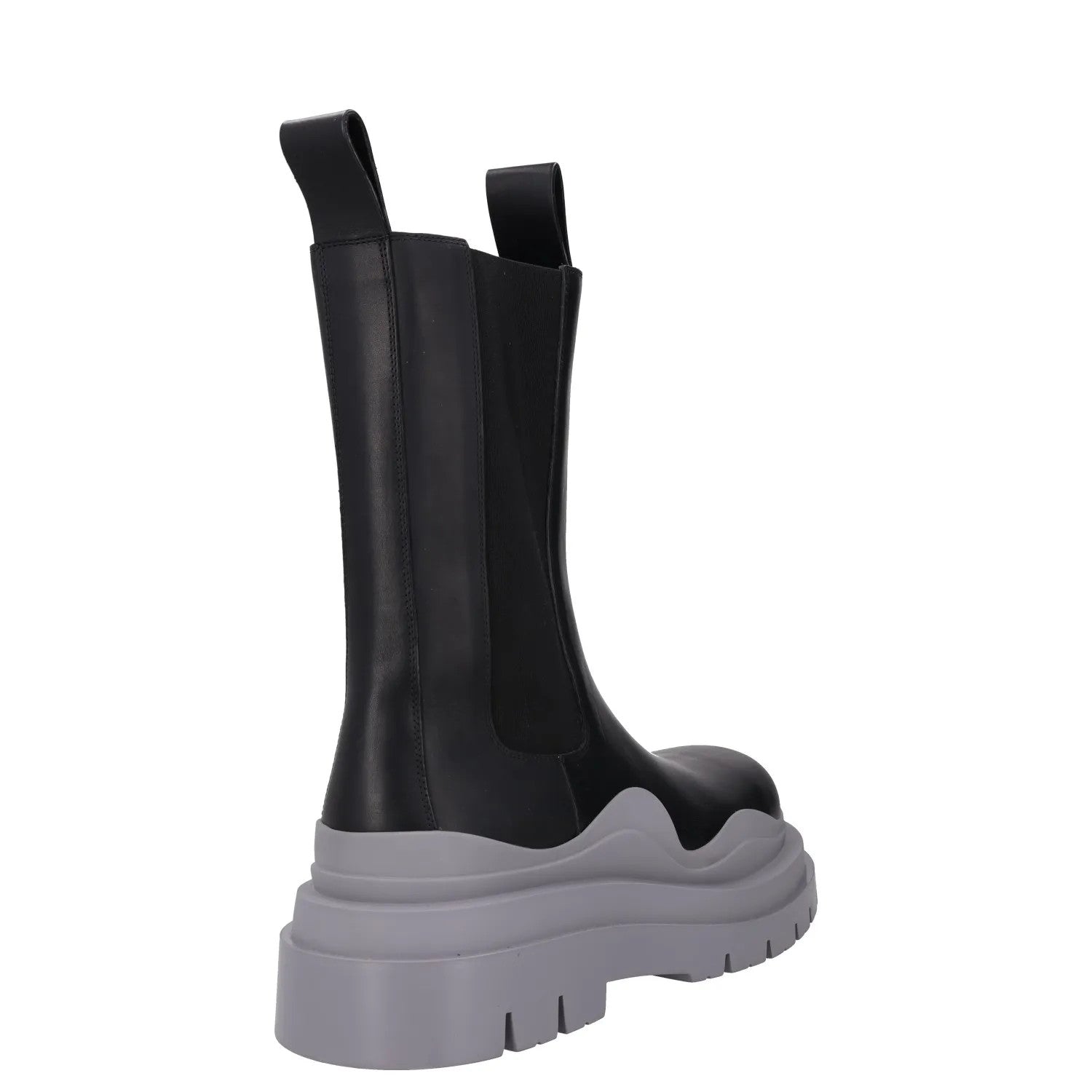 BOTTEGA VENETA Mens Tire Chelsea Boot Black Grey High Ankle UK 10 RRP 1080 — View 6