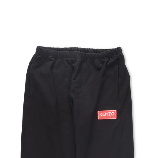 KENZO Mens Paris Classic Jogger Pants Cotton Blend Fleece Logo Black L RRP 270 — View 2