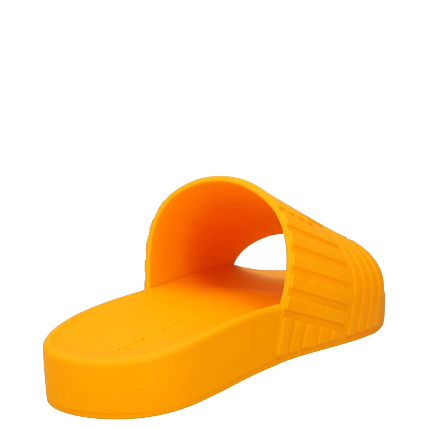 BOTTEGA VENETA Womens Slides Flat Rubber Geometric Print Orange UK 7 RRP 300 — View 6