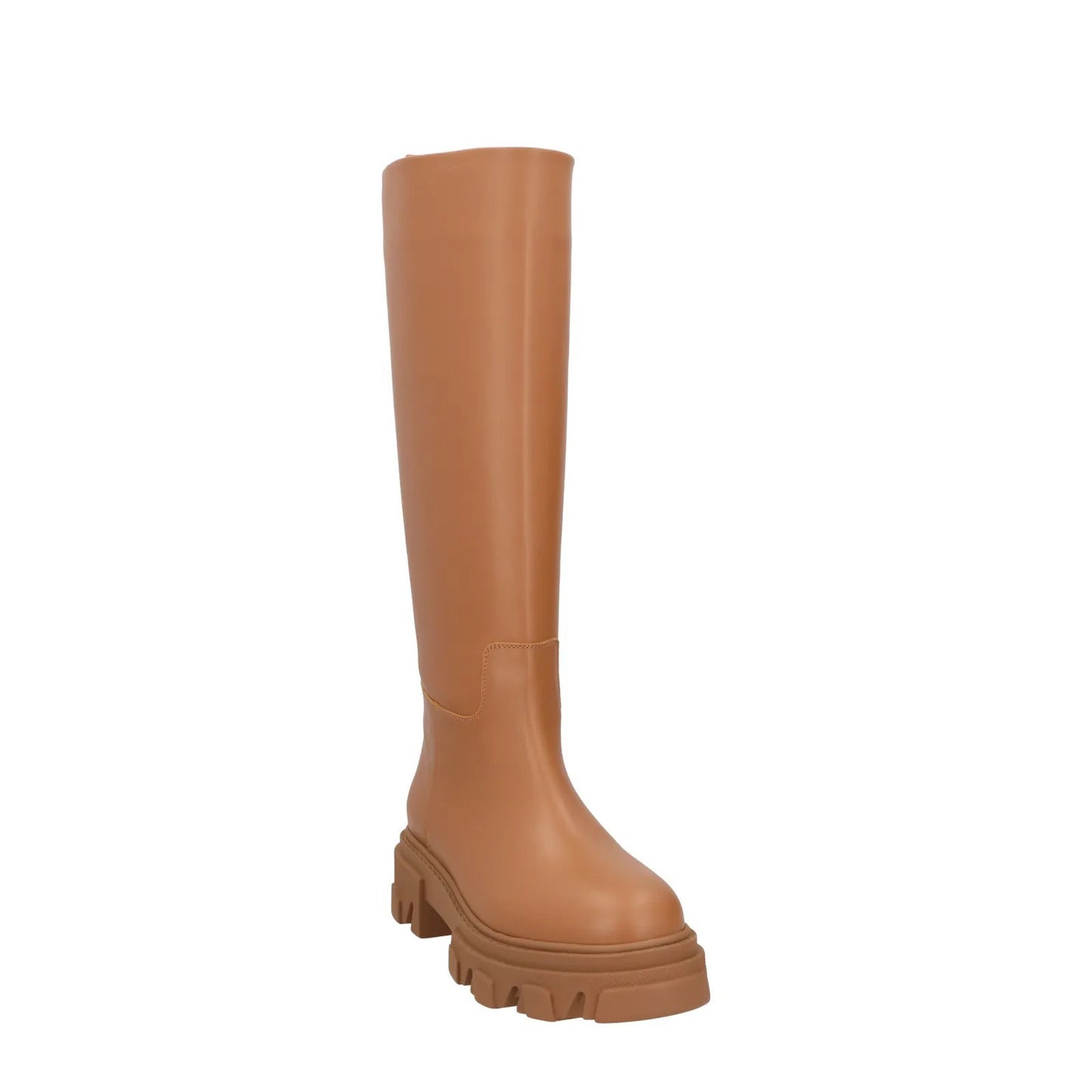 GIA COUTURE X Pernille Women Tubular Combat Leather Boot Knee Chunky UK5 RRP480 — View 2