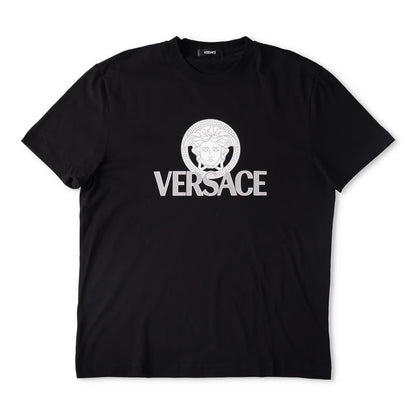 VERSACE Mens T-Shirt Compact Cotton Jersey Fabric + Two Color Print XL RRP 330
