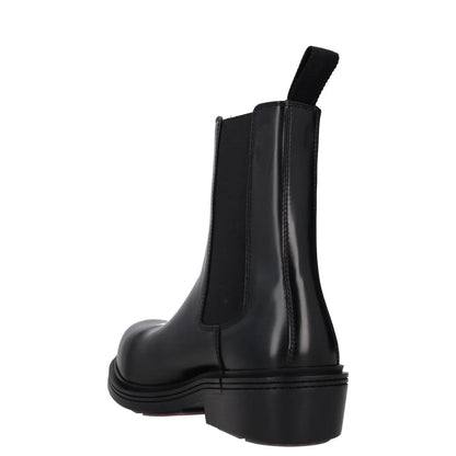 BOTTEGA VENETA Womens Chelsea Ankle Boot Vinyl Leather Black UK 2 RRP 1445 — View 5