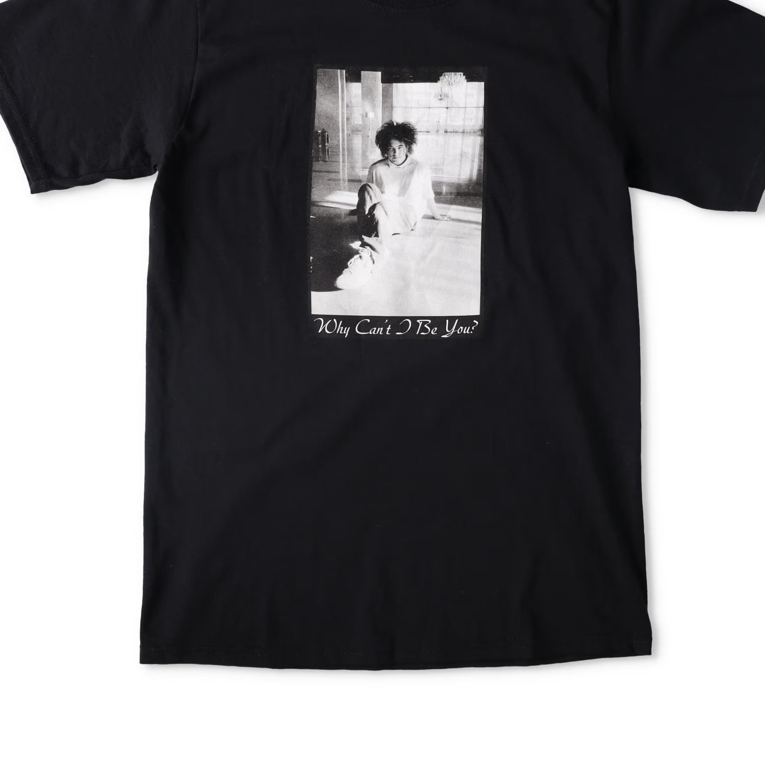 NOAH X The Cure Mens Why Can'T I Be You Logo T-Shirt Short Sleeve Black S RRP 55 — View 2