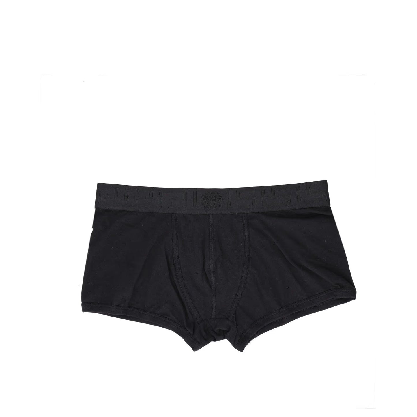 VERSACE Mens Low Rise Trunk Underwear Black Cotton Boxer Shorts 38 RRP 80