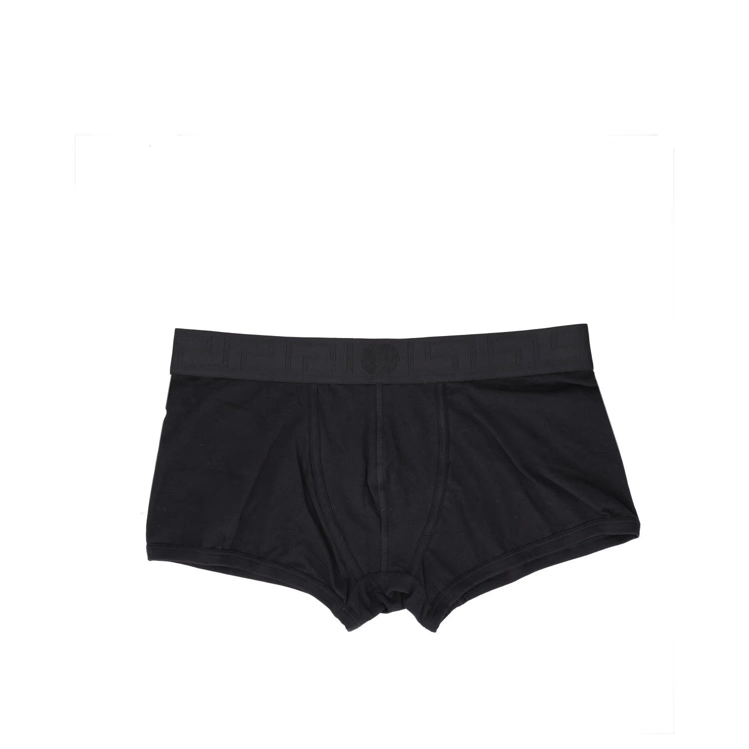 VERSACE Mens Low Rise Trunk Underwear Black Cotton Boxer Shorts 38 RRP 80