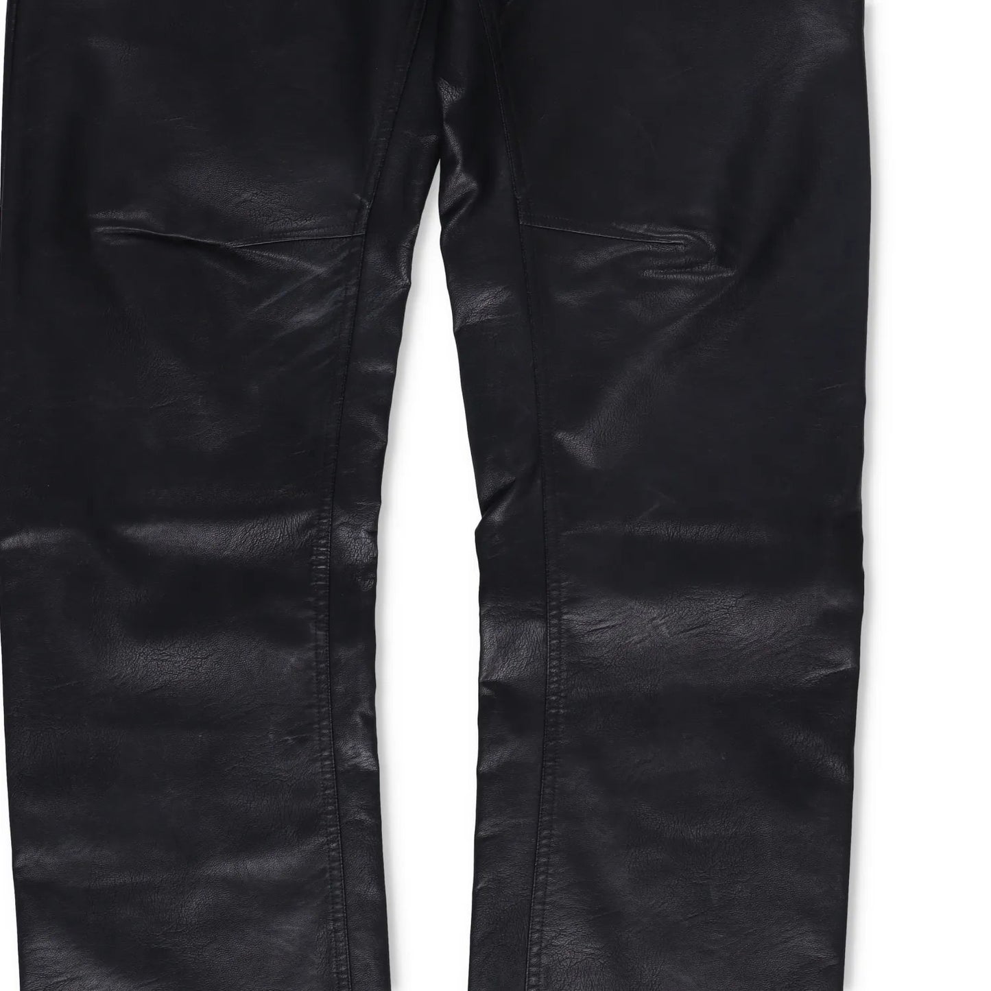 ENTIRE STUDIOS Mens Wet Pants Faux Leather Black 5 Pocket Zip Size S RRP 175.3 — View 4