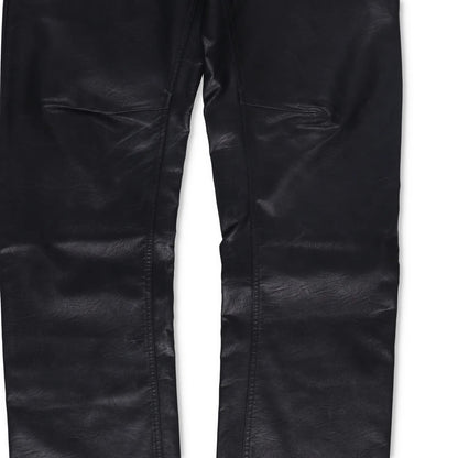 ENTIRE STUDIOS Mens Wet Pants Faux Leather Black 5 Pocket Zip Size S RRP 175.3 — View 4
