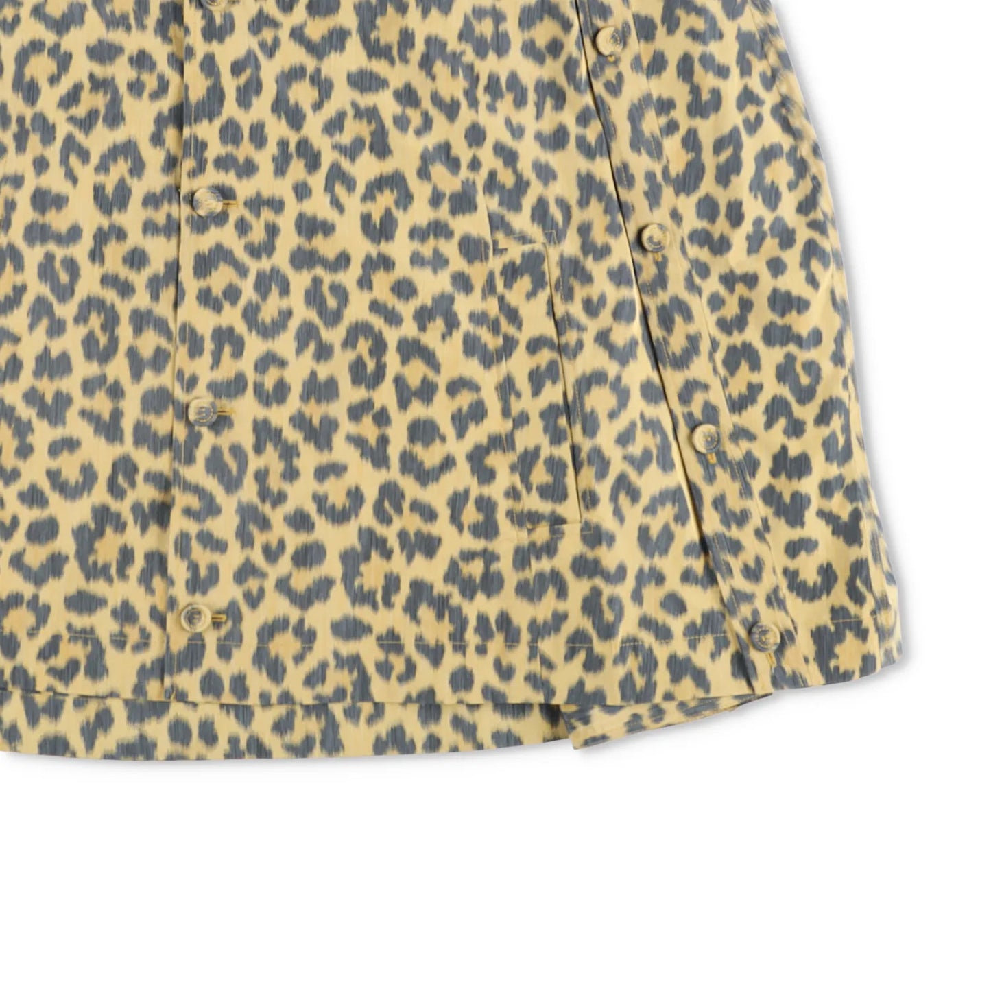 DIOR HOMME Mens Cape Coutre Jacket Leopard Print Buttoned Collarless 48 RRP 750 — View 4