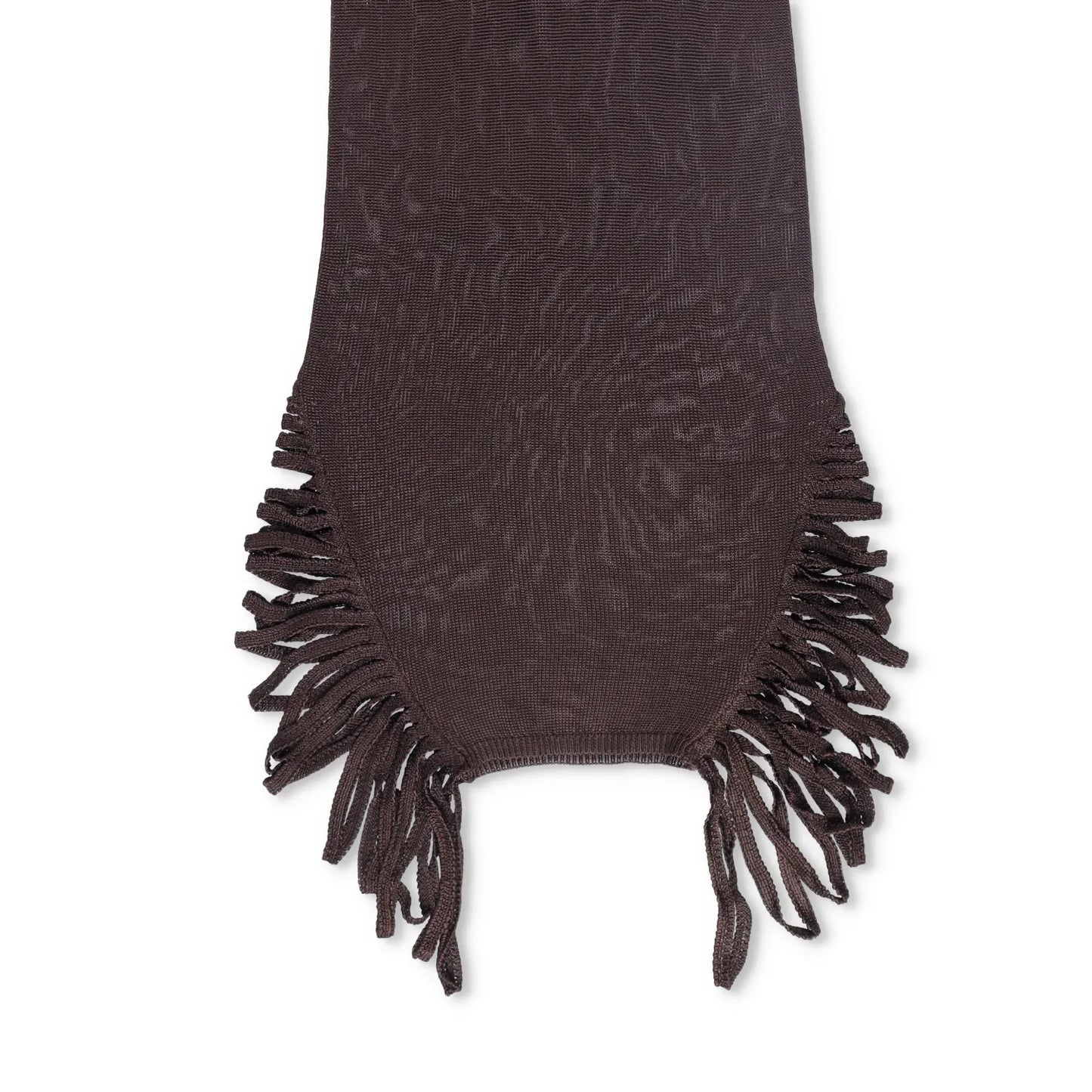 AISLING CAMPS Womens Stalacite Slip Midi Dress Purple Knit Fringe Strap M RRP880 — View 5