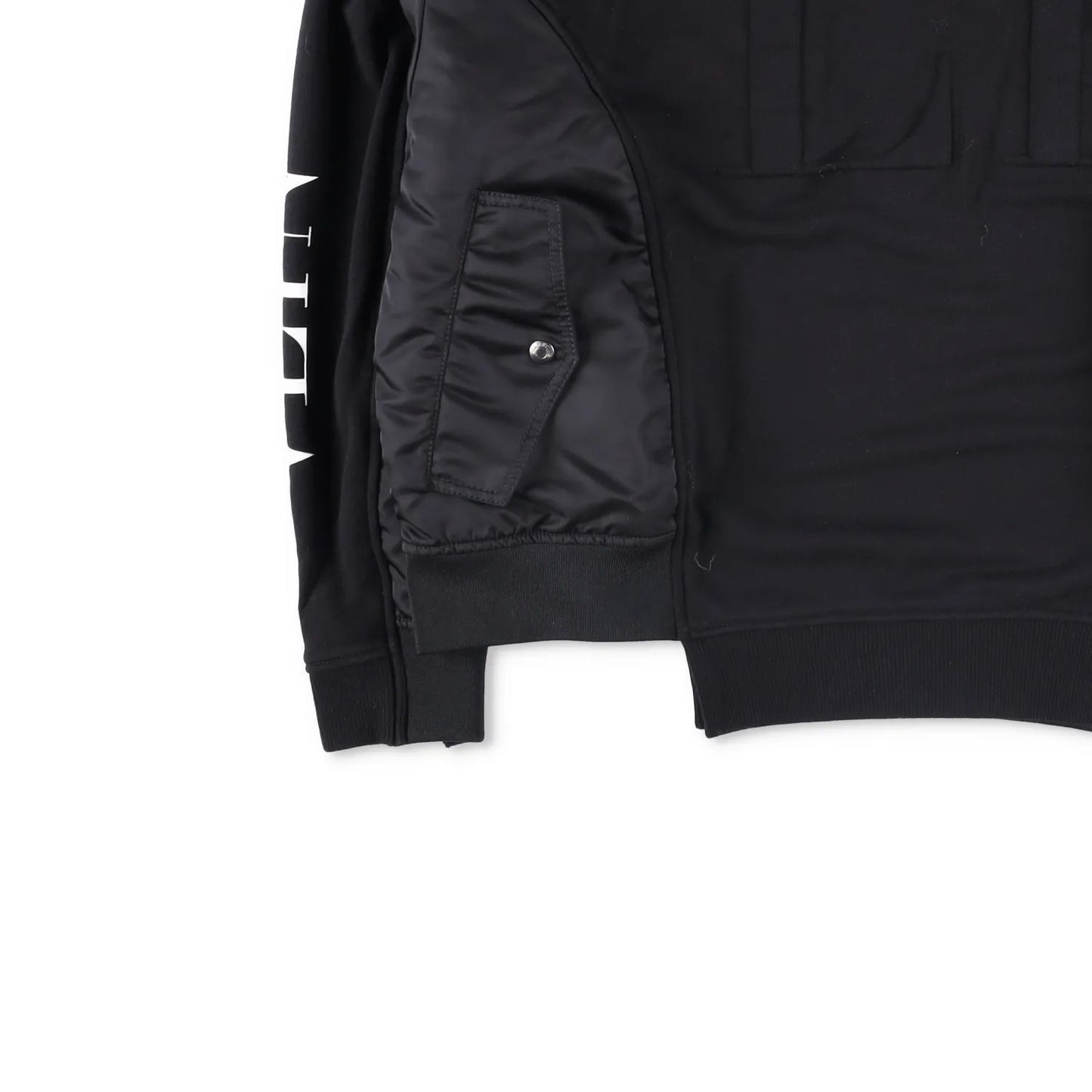 VALENTINO Mens Jumper Cotton Polyester Blend Black Crew Neck Size M RRP 1400 — View 3