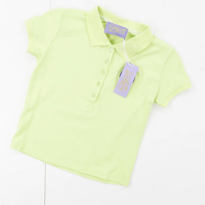I'm Sorry by Petra Collins SSENSE Exclusive Shrunken Polo Lime Size M RRP 100 — View 4