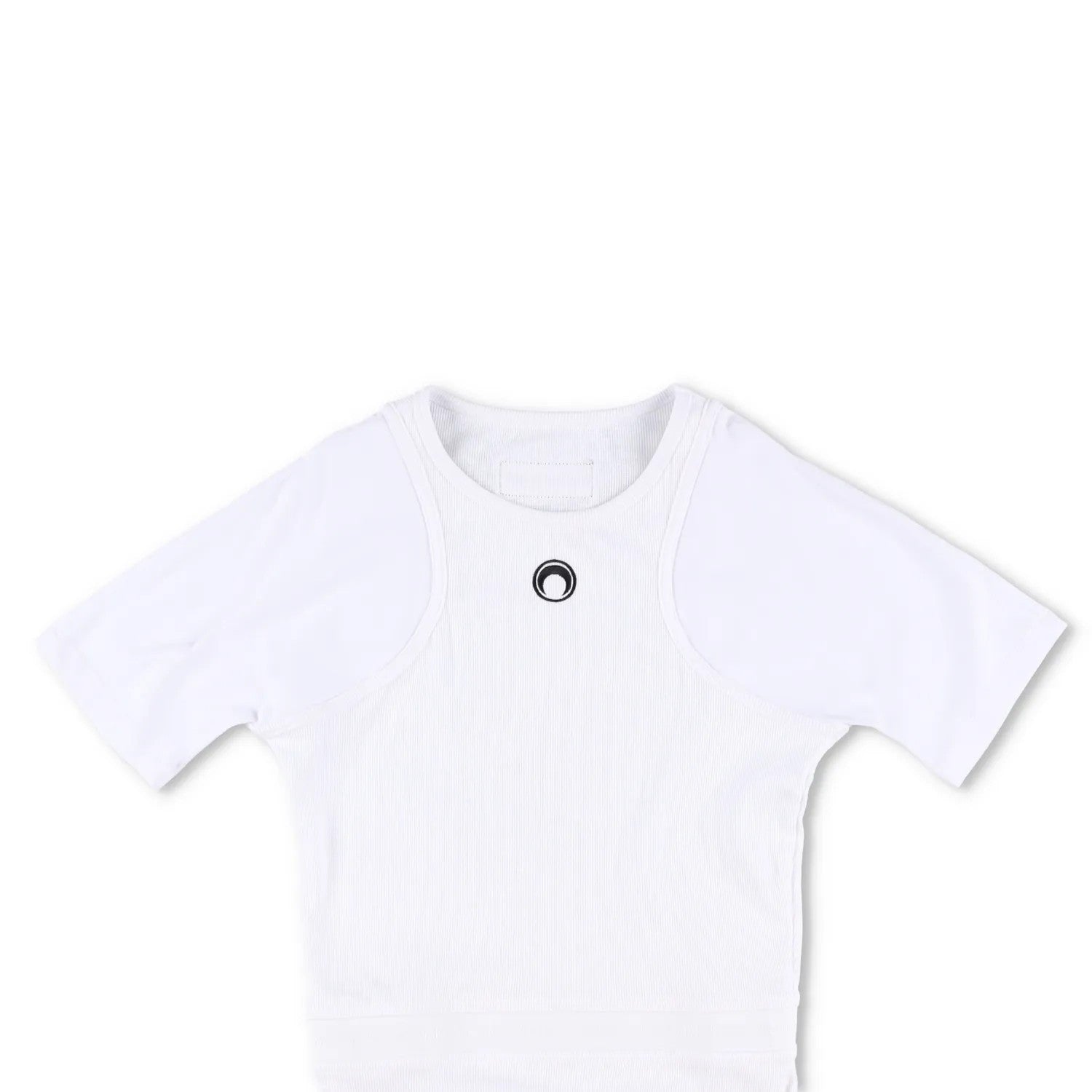 MARINE SERRE Womens Organic Cotton Bodysuit One-Piece White Size M RRP 260 — View 2
