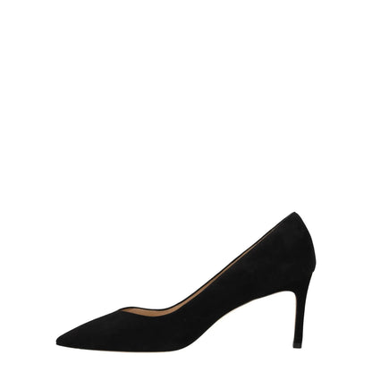 STUART WEITZMAN Ladies Anny 70 Suede Court Heel Black Comfort EU 42 RRP 375 — View 4