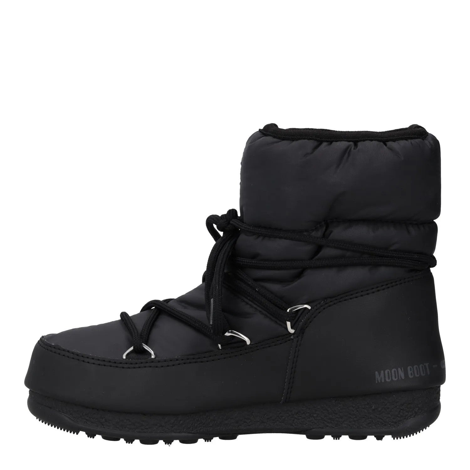 MOONBOOT Womens Ankle Snow Boots Black Synthetic Flat Lace Up UK 3.5 RRP 150 — View 4