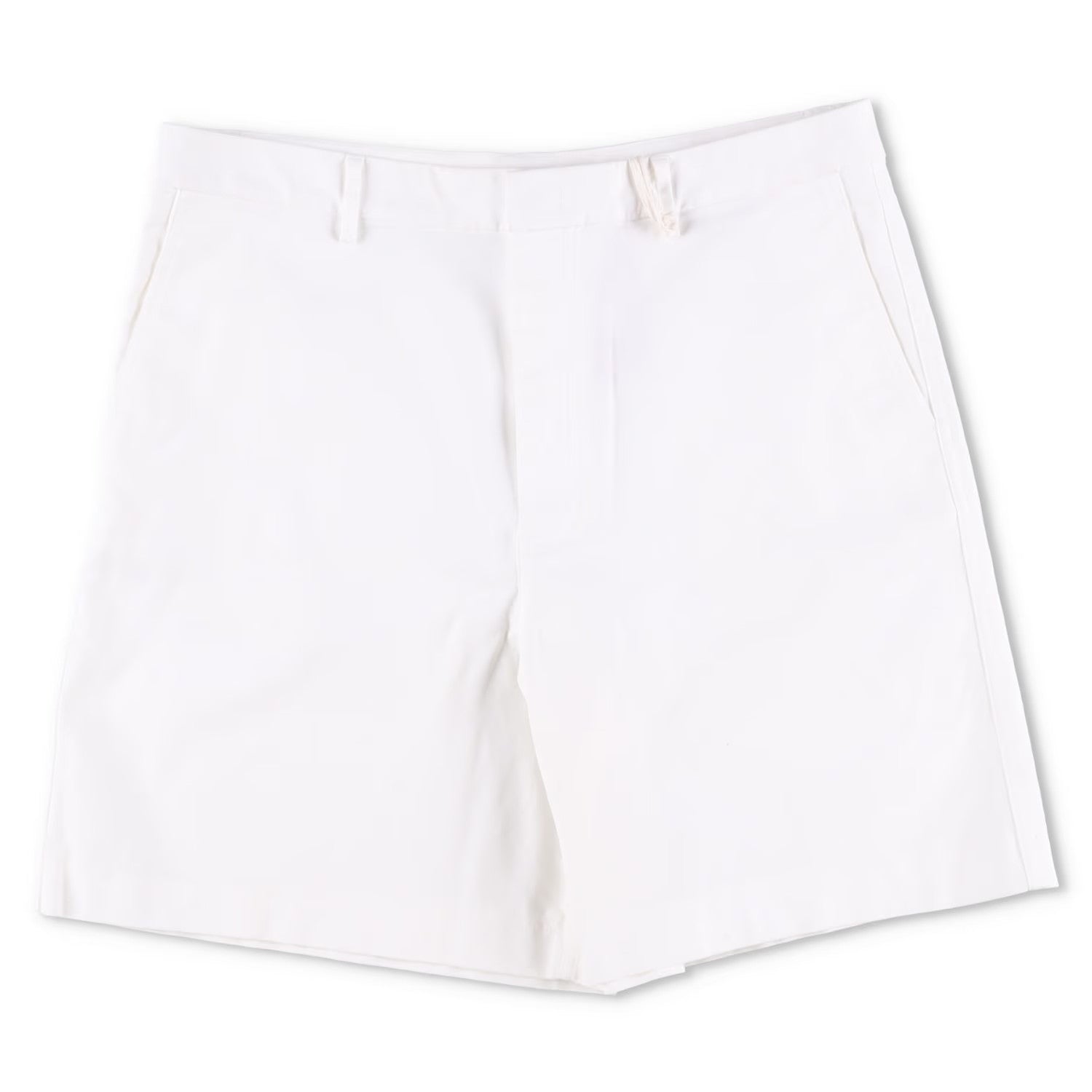 VALENTINO Men Bermuda Short Applicazioni V Metallo White Flat Front 52 RRP990
