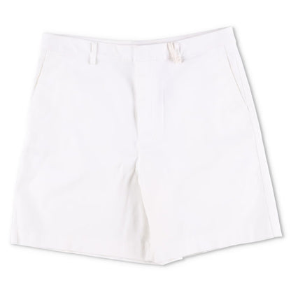 VALENTINO Men Bermuda Short Applicazioni V Metallo White Flat Front 52 RRP990