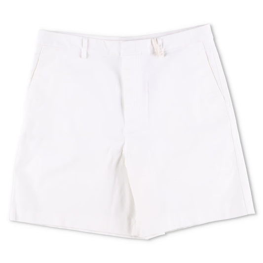 VALENTINO Men Bermuda Short Applicazioni V Metallo White Flat Front 52 RRP990