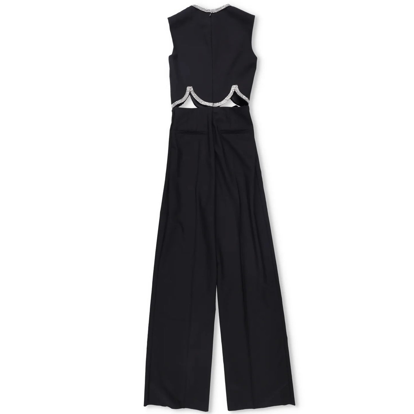 VALENTINO GARAVANI Womens Jumpsuit Embroidered One-Piece Black Size 38 RRP 5690 — View 5