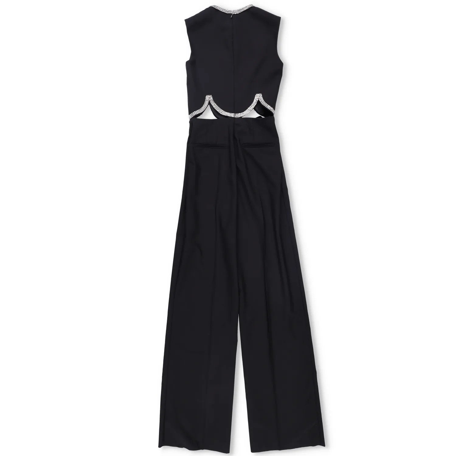 VALENTINO GARAVANI Womens Jumpsuit Embroidered One-Piece Black Size 38 RRP 5690 — View 5