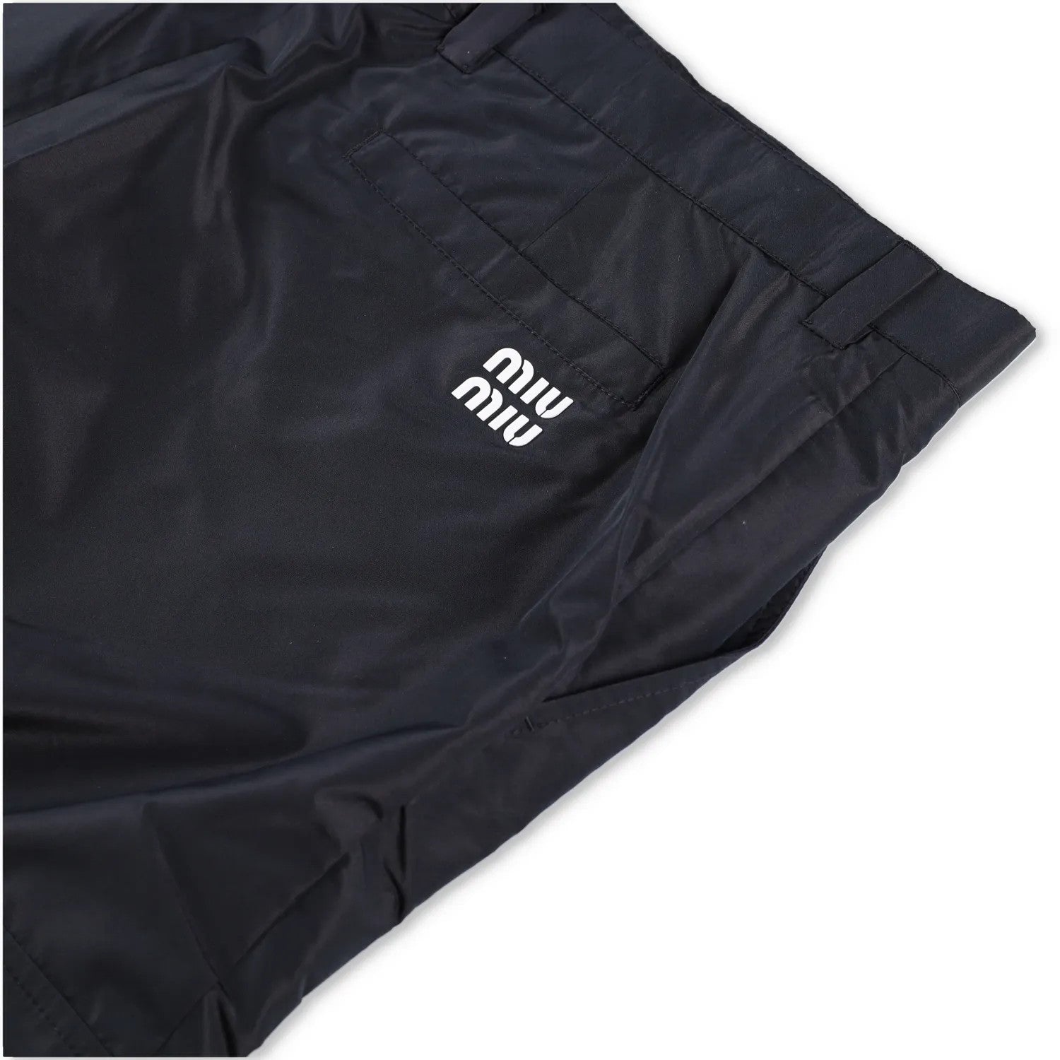 MIU MIU Womens Chino Cargo Trousers Blue Loungewear Side Pockets Size 50 RRP1020 — View 6
