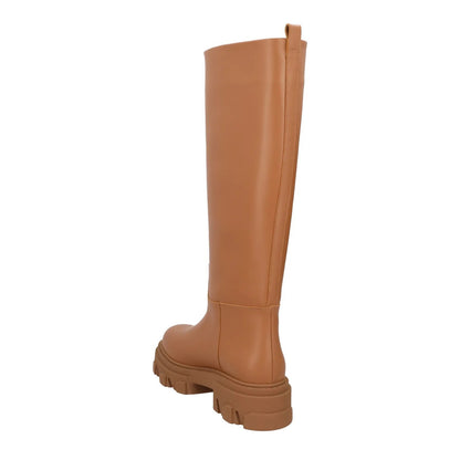 GIA COUTURE X Pernille Women Tubular Combat Leather Boot Knee Chunky UK5 RRP480 — View 5