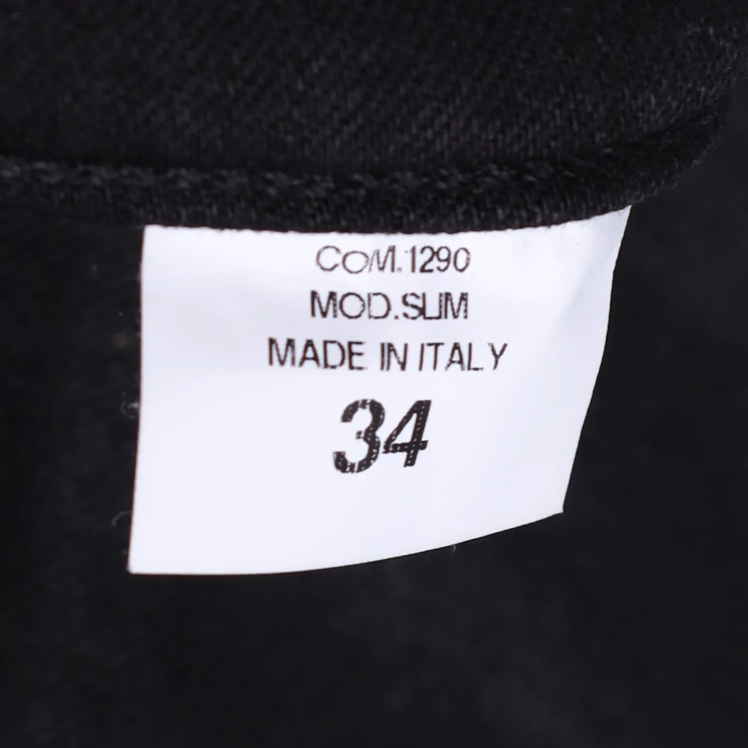 Off-White Mens Jeans Cotton Blend Straight Leg Black Denim Dark Size 34 RRP 450 — View 8