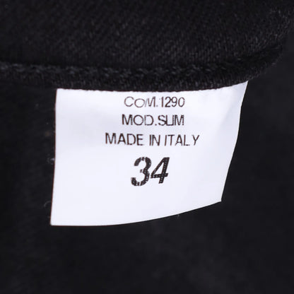 Off-White Mens Jeans Cotton Blend Straight Leg Black Denim Dark Size 34 RRP 450 — View 8