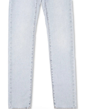 DIOR HOMME Mens Slim Fit Jeans Light Blue Wash Mid Rise Size 28 RRP 555 — View 4
