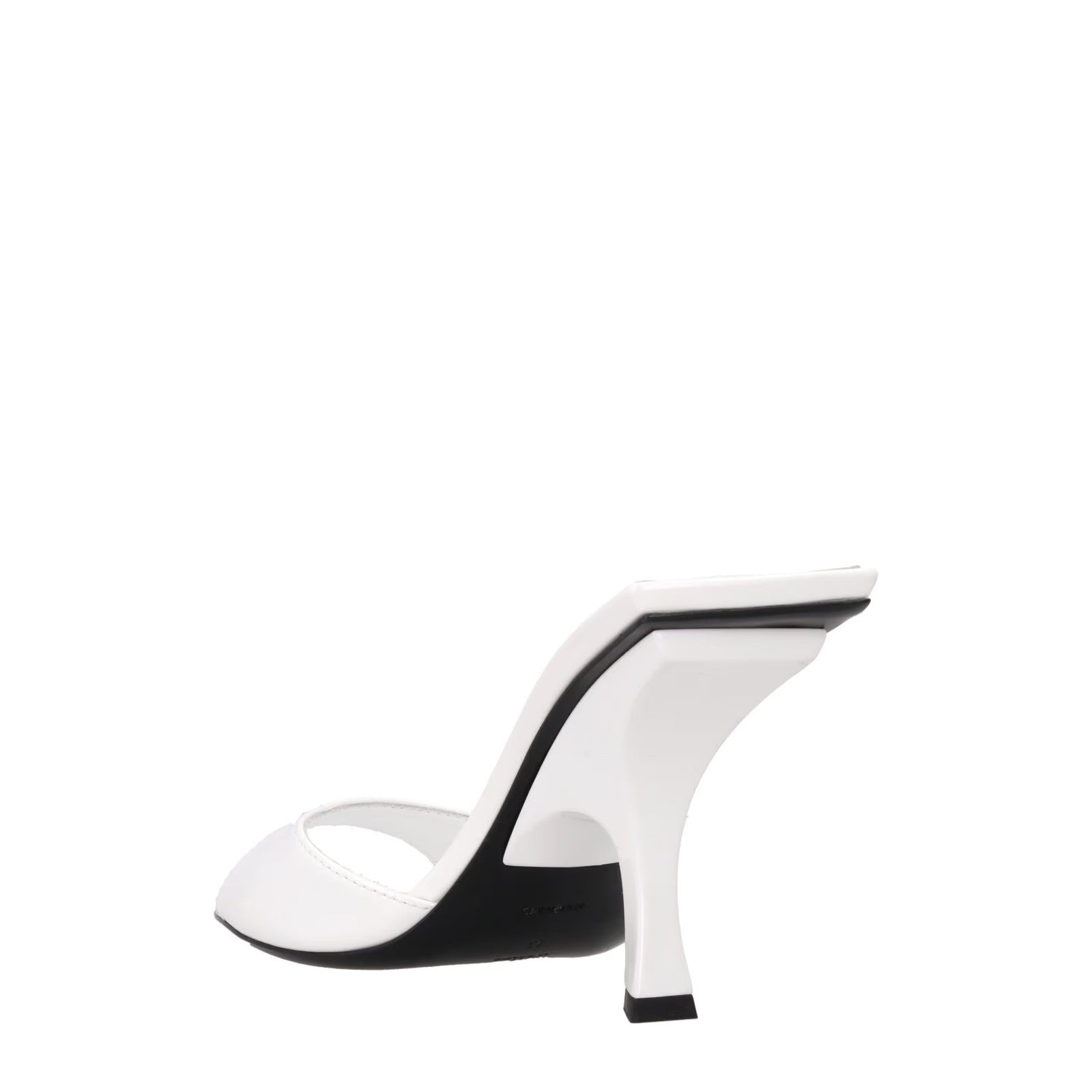 ATTICO Womens Ester Mule White Holographic Fabric Heel Spool Style EU35 RRP638.7 — View 5