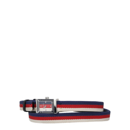 GUCCI Ladies YA147502 G-Frame Quartz Watch Material Strap Multicoloured RRP665 — View 3