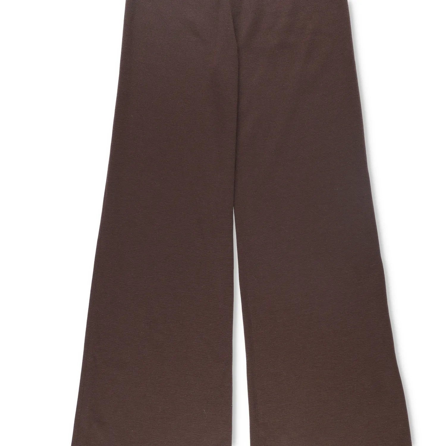 16ARLINGTON Womens Flared Joggers Wool Acrylic Blend Trousers Brown 12 RRP 680 — View 3