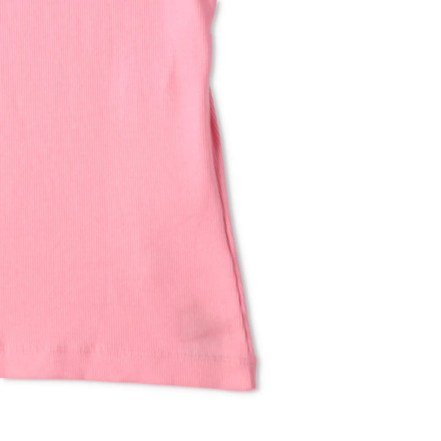 MARINE SERRE Womens Organic Cotton Rib 2X2 Tank Top Sleeveless Pink S RRP 130 — View 7