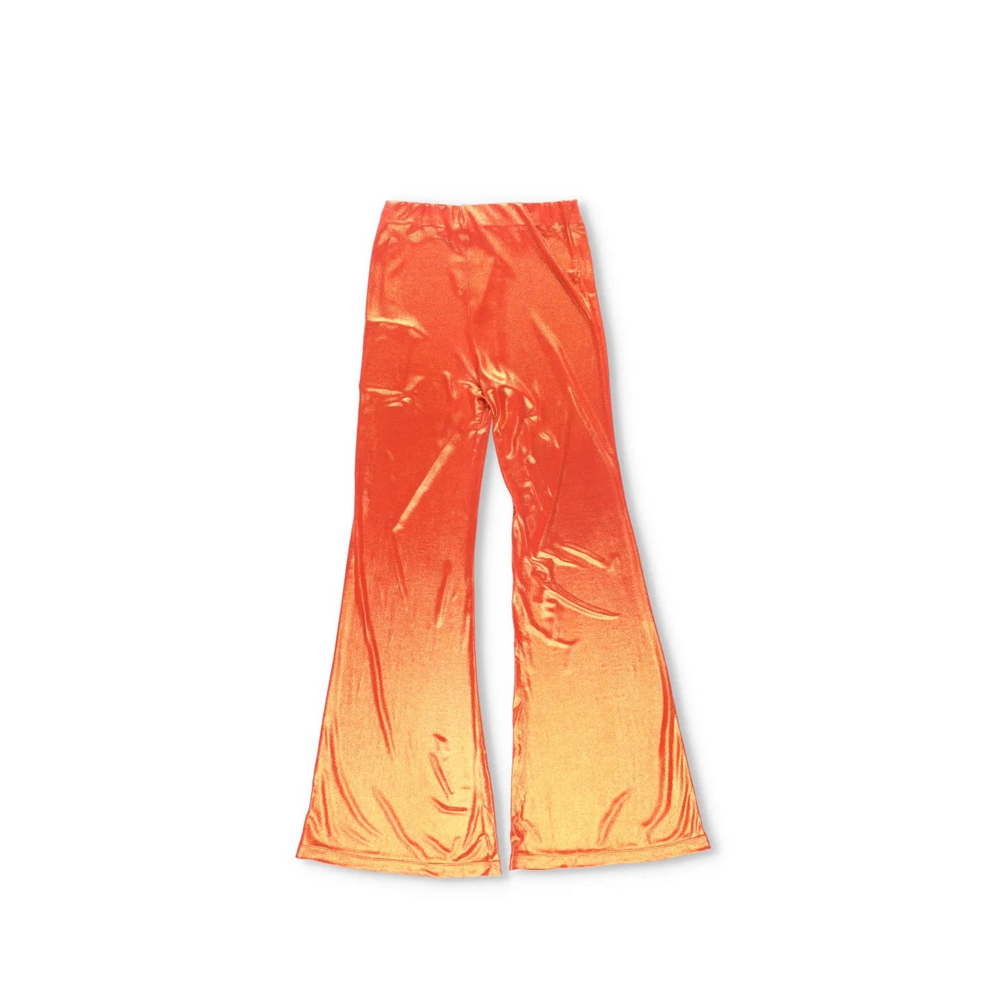MACCAPANI Womens Lurex The Easy Pant Flared Trousers Orange Size S RRP 490 — View 7