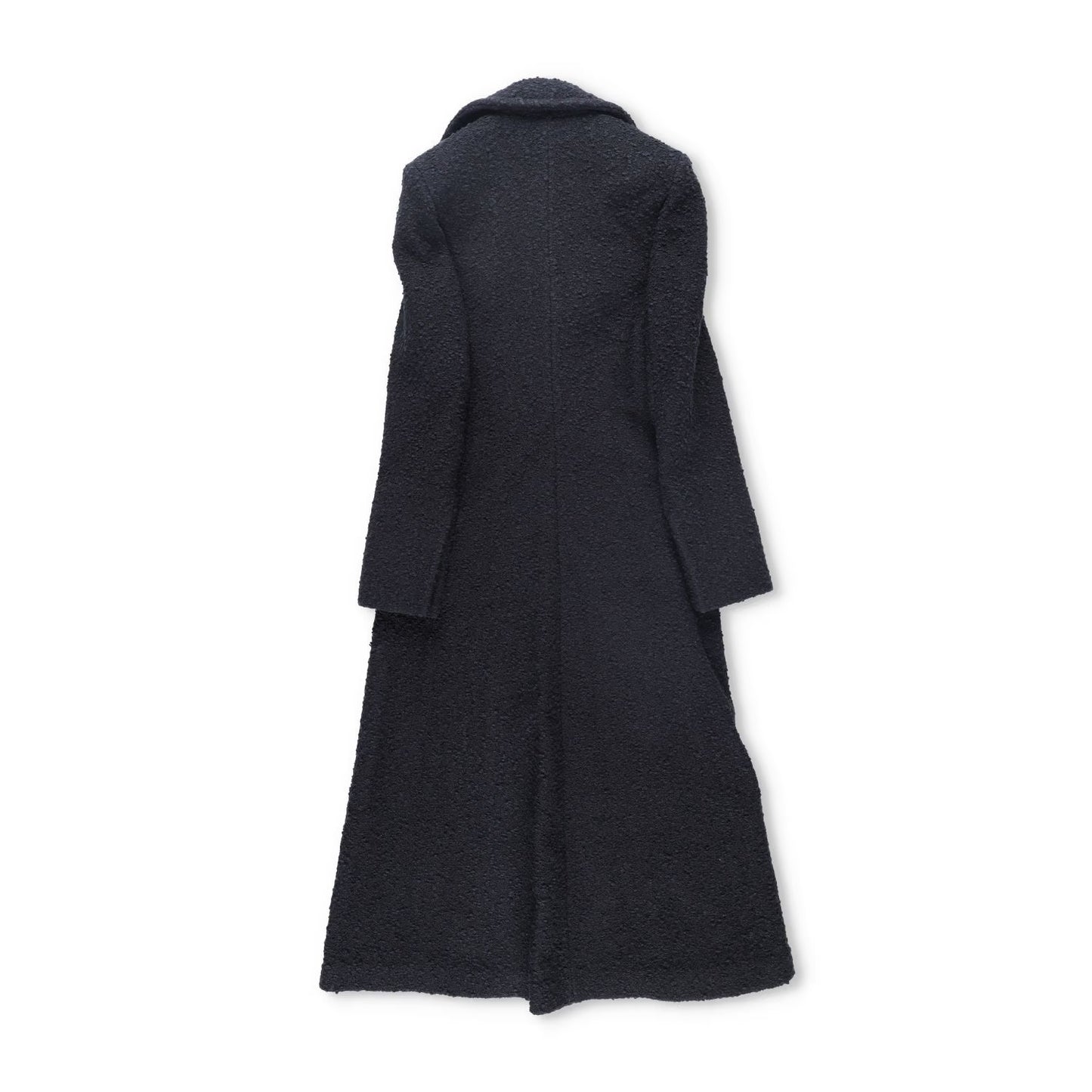 BOTTEGA VENETA Womens Black Double Breasted Overcoat Cotton Blend 40 RRP 3500 — View 5