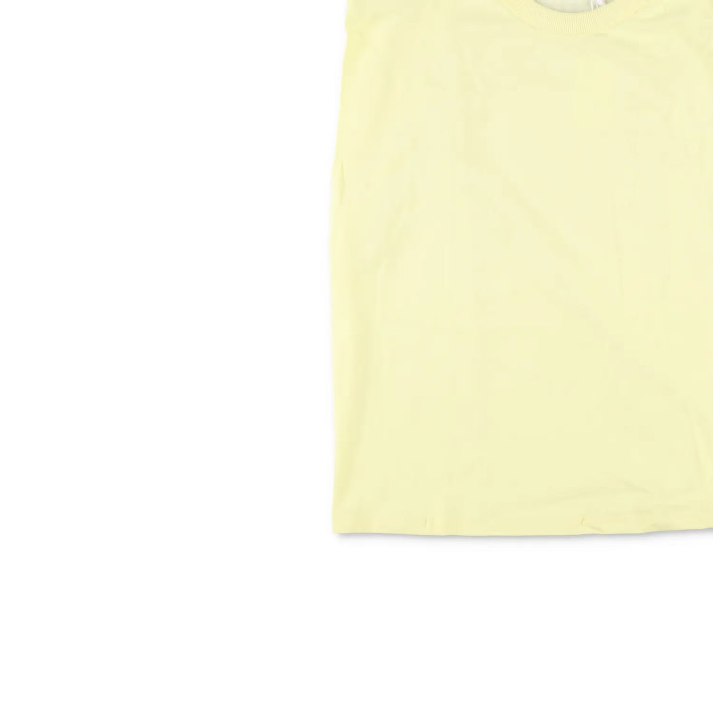 FRANKIE SHOP Womens Top Cotton Sleeveless Crew Neck Yellow Size M RRP 125 — View 3