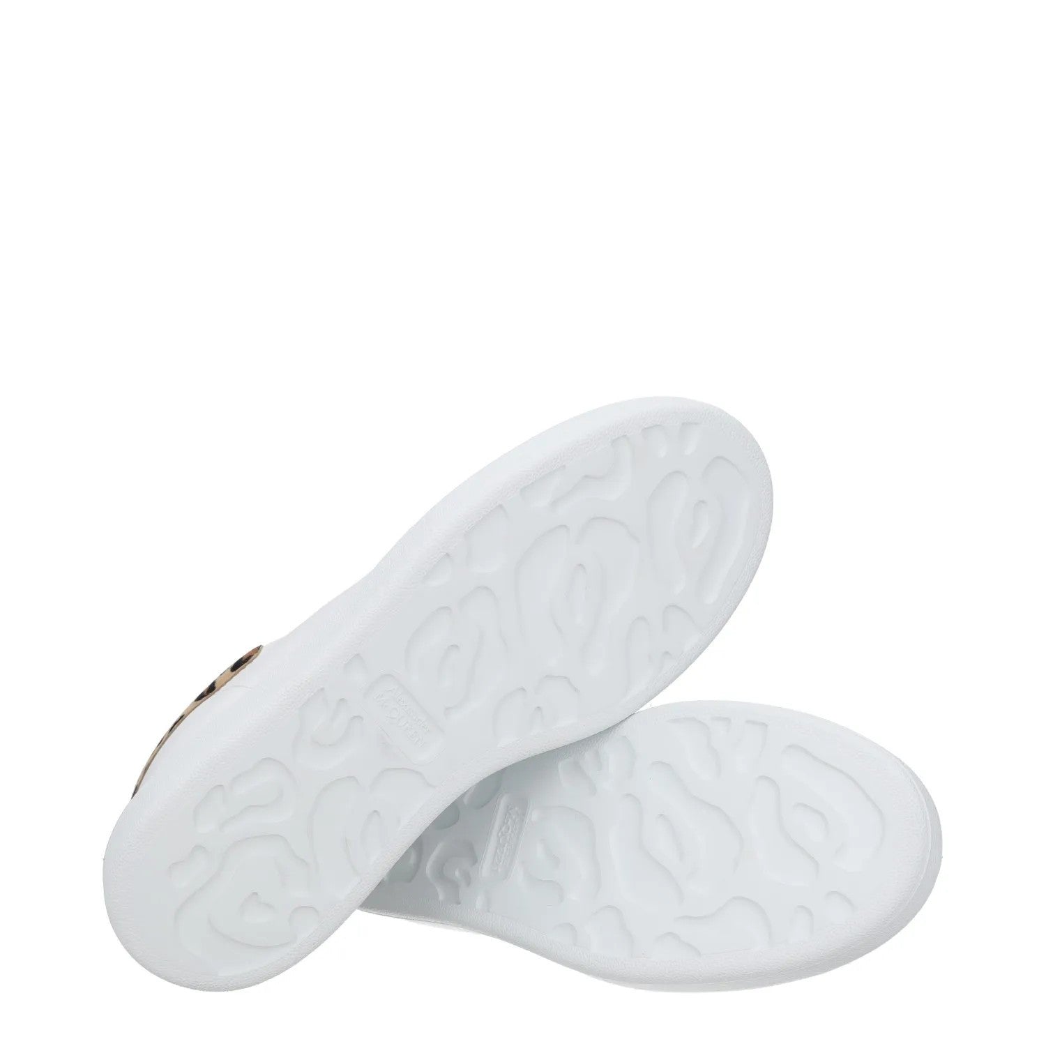 ALEXANDER MCQUEEN Womens White Leopard Print Leather Low Top Chunky UK 6 RRP 540 — View 8