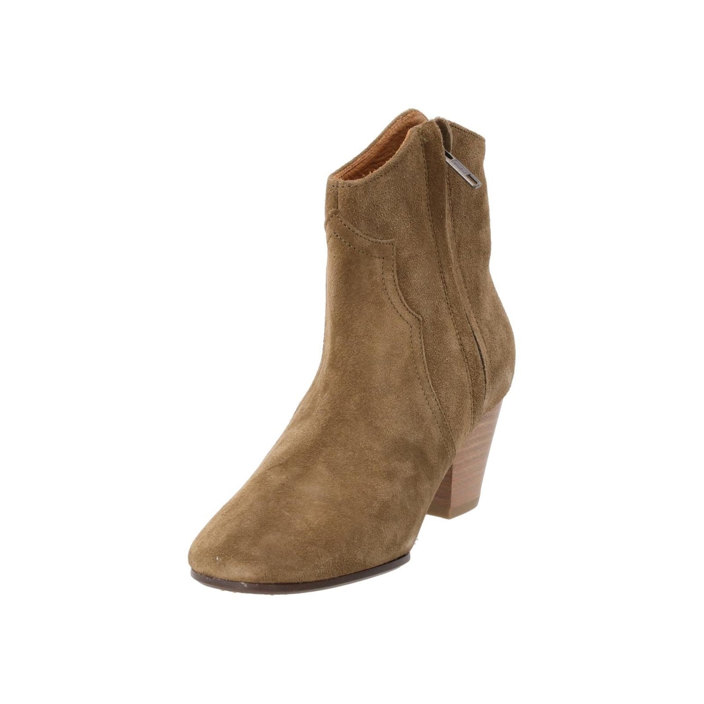 ISABEL MARANT MAINLINE Womens Cowboy Boots Leather Suede Black  EU 35 RRP500 — View 3