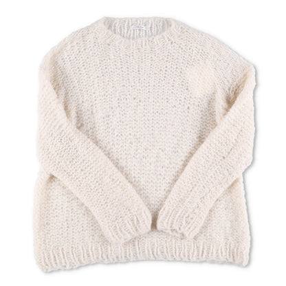 THE ROW Women Eryna Knit Sweater Crew Neck Long Sleeve Perforate White M RRP3040 — View 5