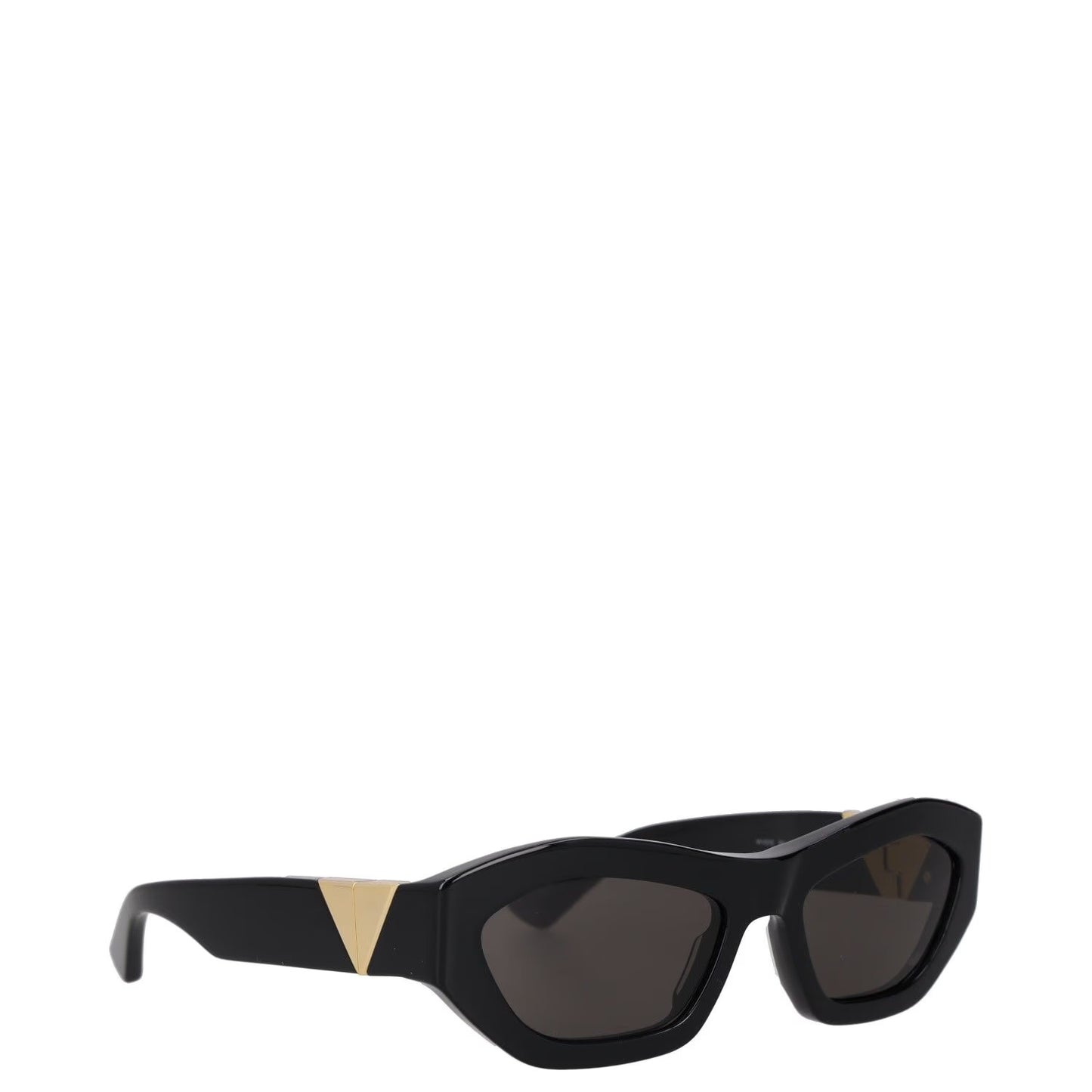 BOTTEGA VENETA Womens Sunglasses Geometric Black Acrylic Tinted Lenses OS RRP385